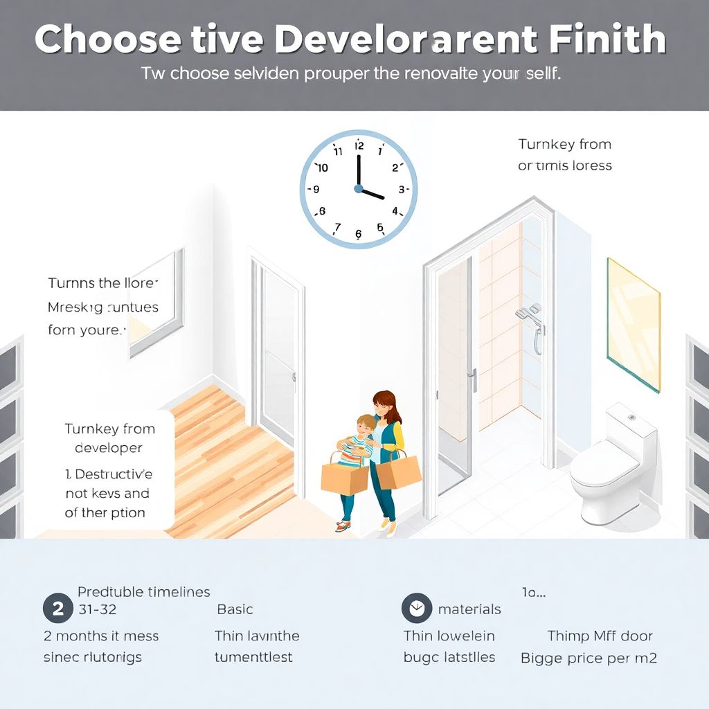Как выбрать отделку от застройщика и когда выгоднее делать ремонт самому