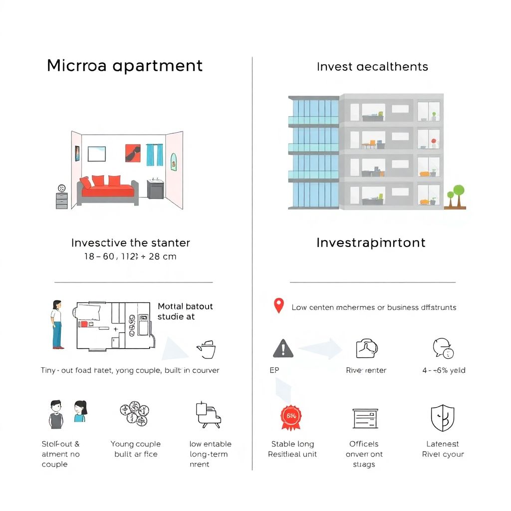 Микроквартиры и апартаменты: кому подходят и их инвестиционный потенциал