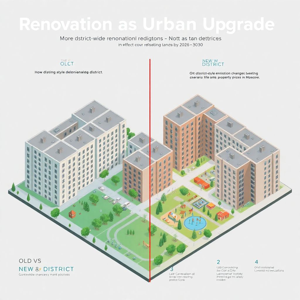 Реновация районов: как обновление города влияет на стоимость недвижимости