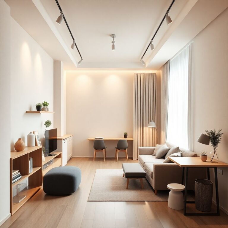 Современные тренды в декоре интерьера небольших квартир‑студий