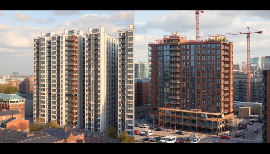 Реновация и редевелопмент: как старые кварталы превращаются в современные жилые комплексы - иллюстрация